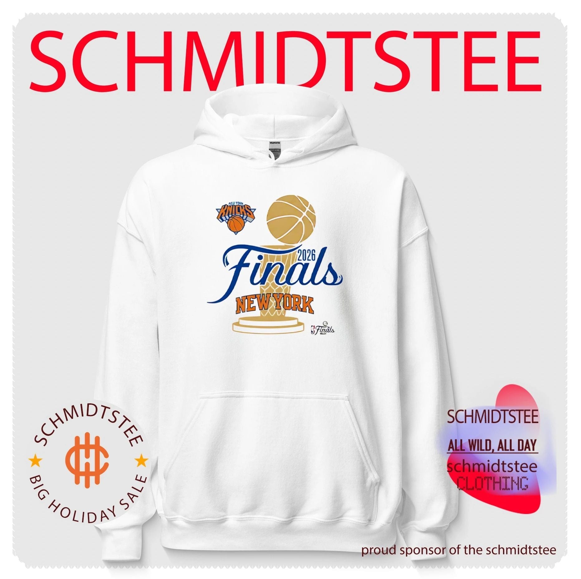 New York Knicks 2026 Finals trophy shirt