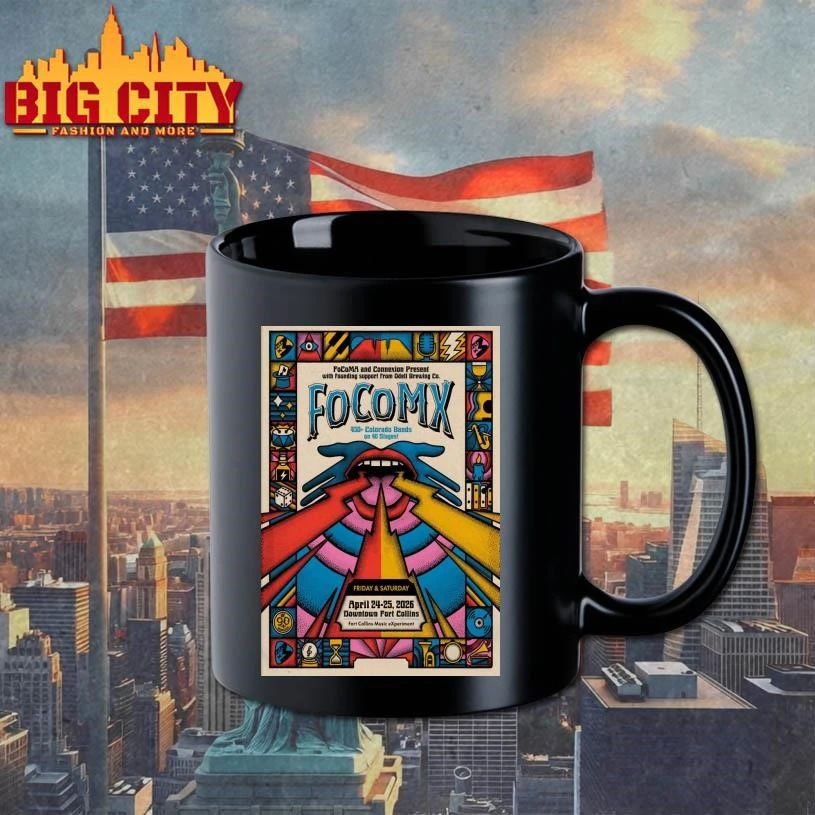 FocoMX Downtown Fort Collins, CO Apr 24-25 2026 Poster Shirt