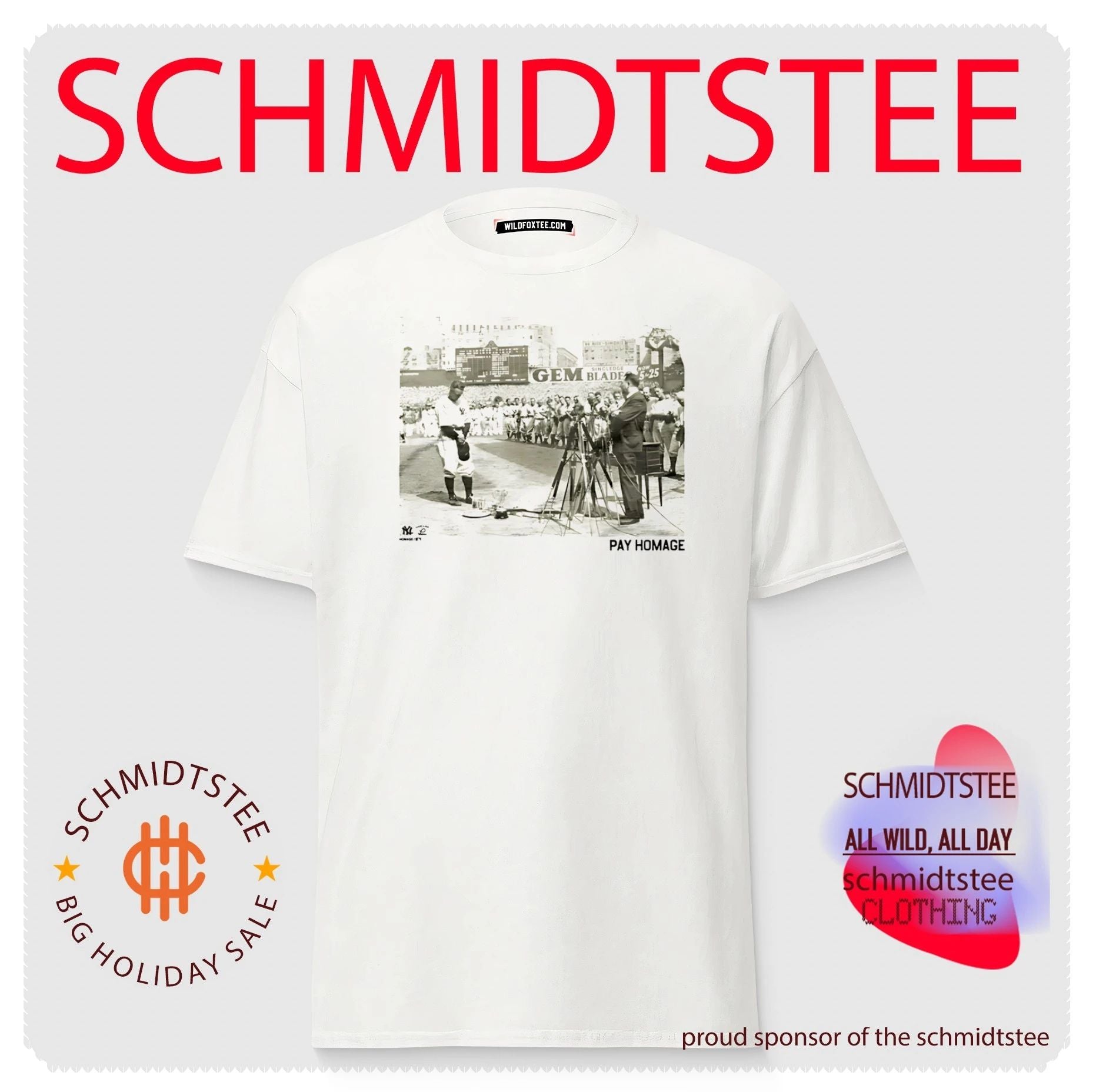 Lou Gehrig Yankee Stadium Pay Homage shirt