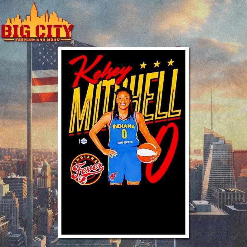 Original Kelsey Mitchell number 0 Indiana Fever WNBA vintage Shirt