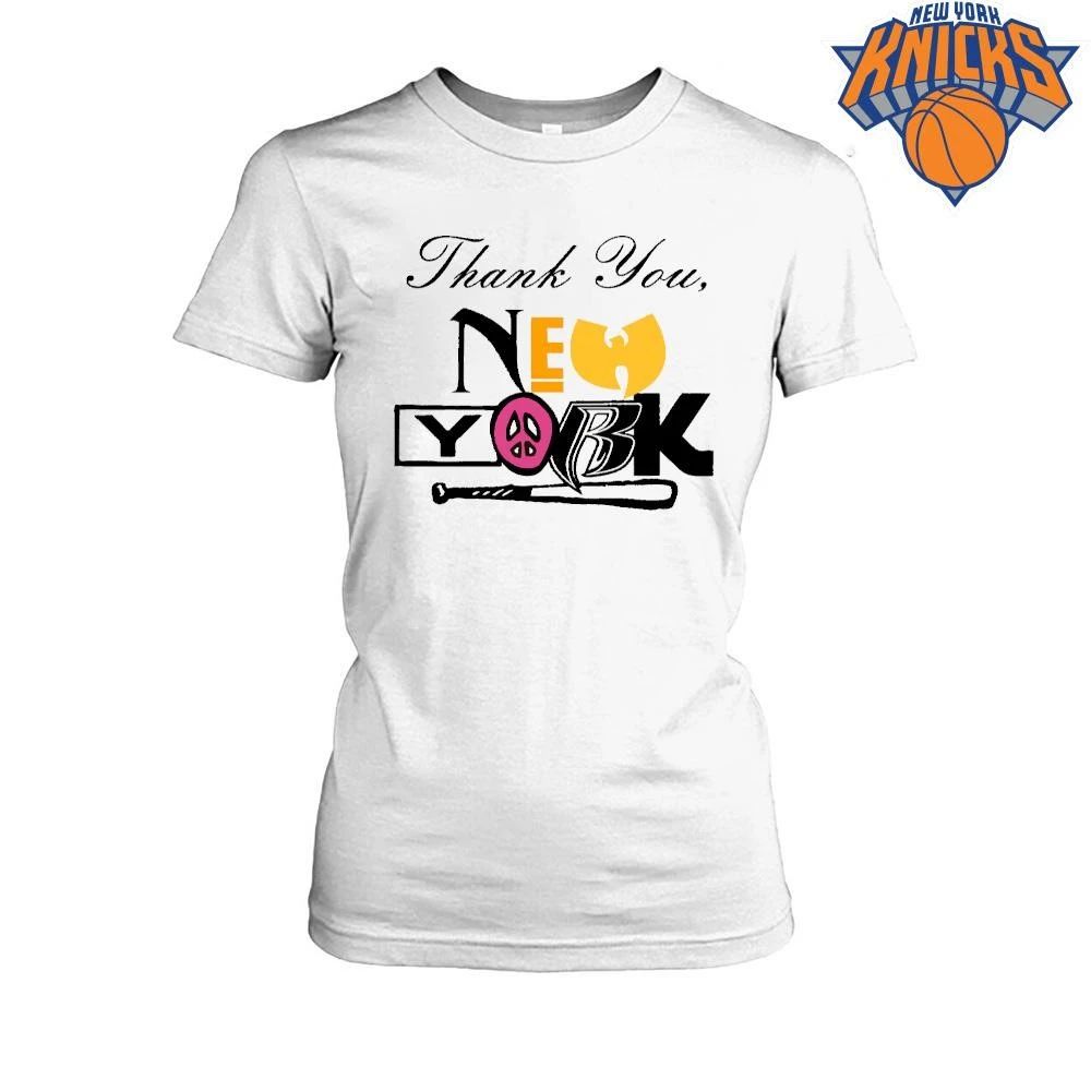 New York Knicks Champions NBA 2026 Thank You New York Typography Graphic Shirt