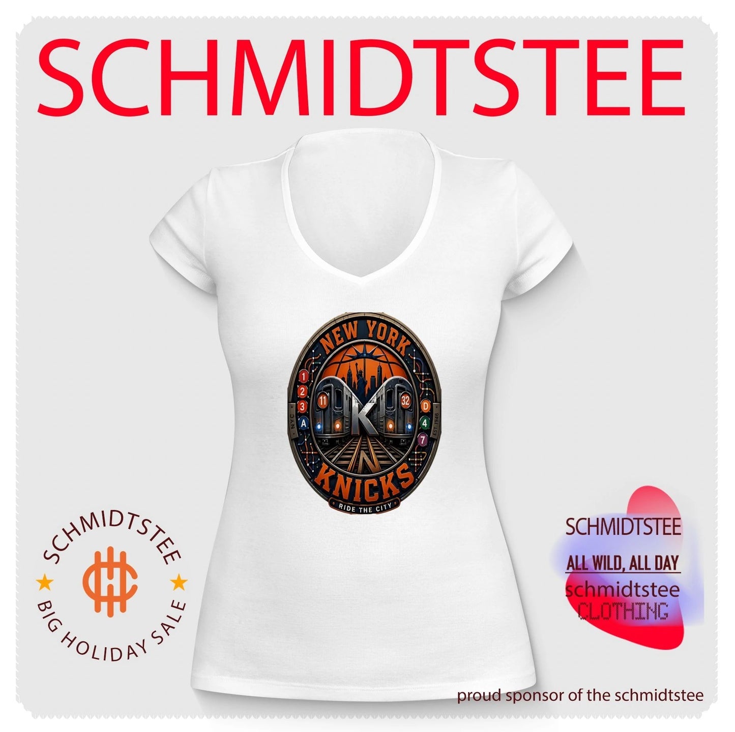 New York Knicks ride the city illustration shirt
