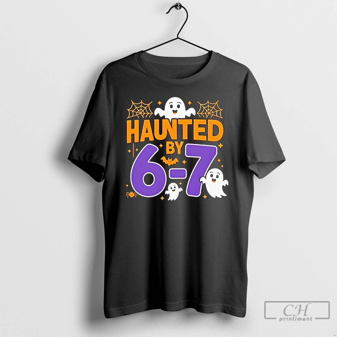 Premium Haunted By 6 7 Halloween Six Seven T Shirts