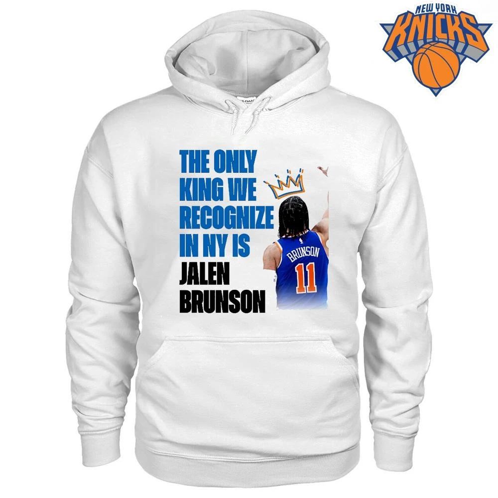 The Only King We Recognize In NY Is Jalen Brunson New York Knicks Basketball Crown NBA Finals 2026 shirt