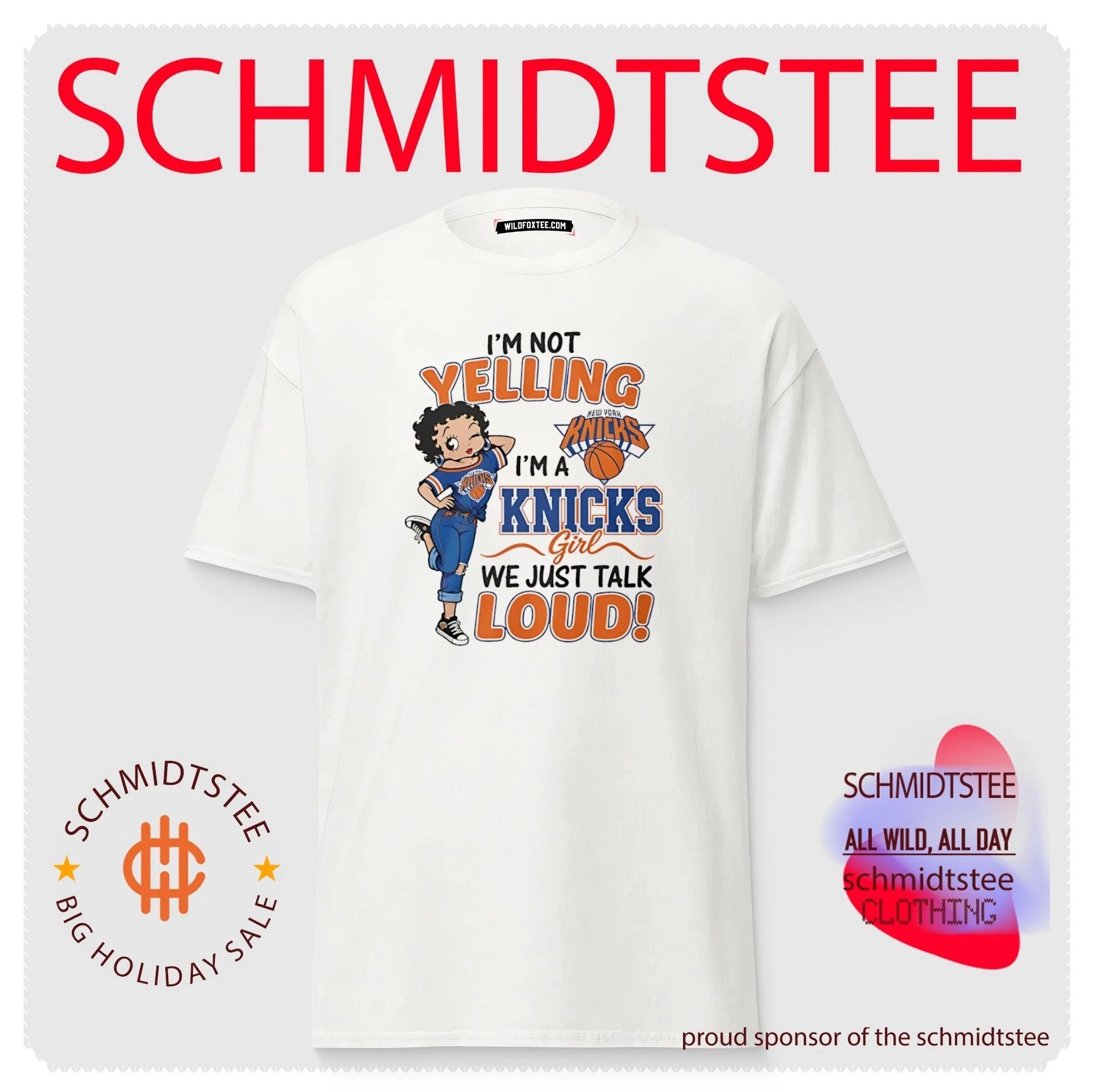 I’m not yelling I’m a New York Knicks girl we just talk loud shirt