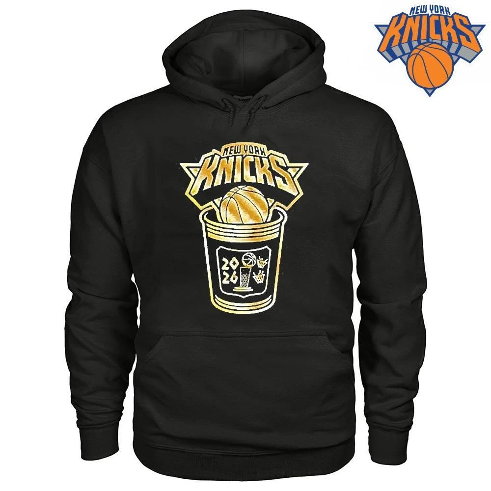 New York Knicks Nba Finals Champions Gold Coffee Cup Shirt
