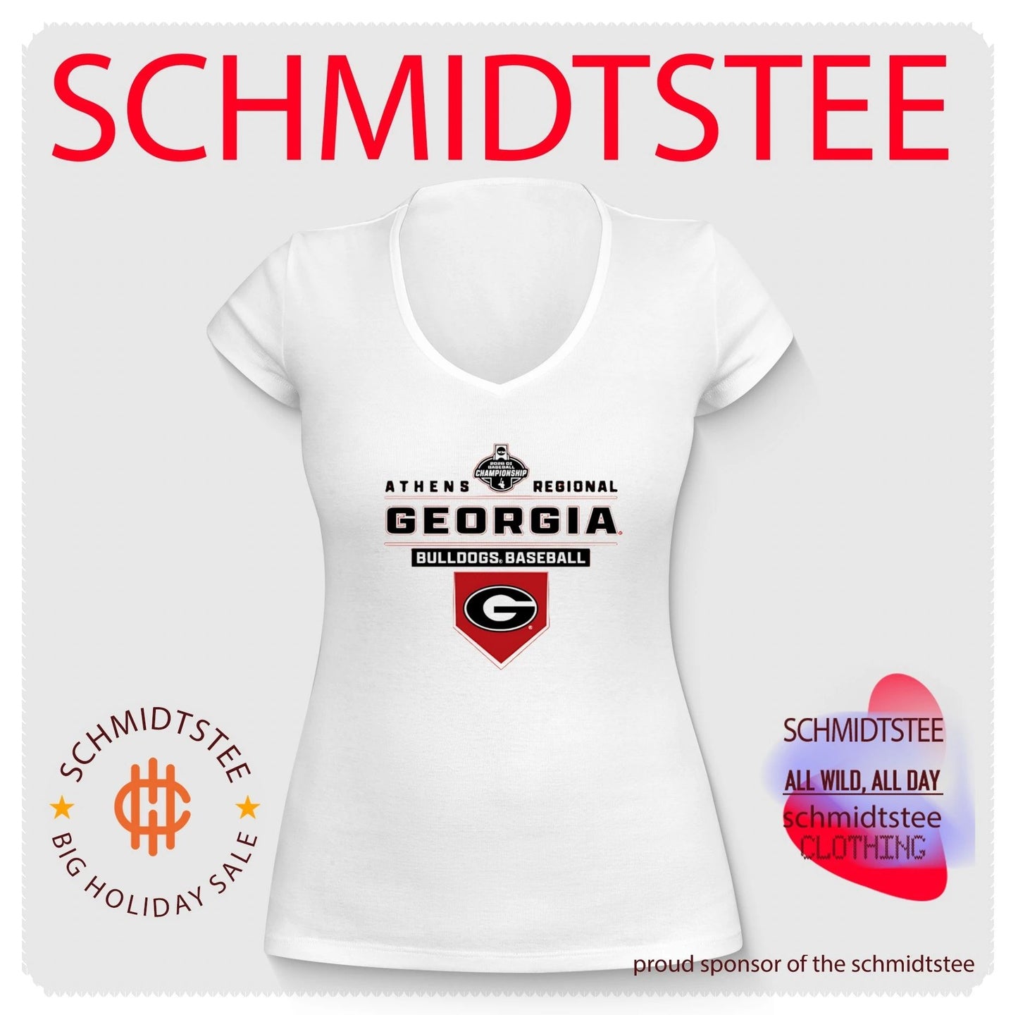 Georgia Baseball 2026 Regional Bound shirt