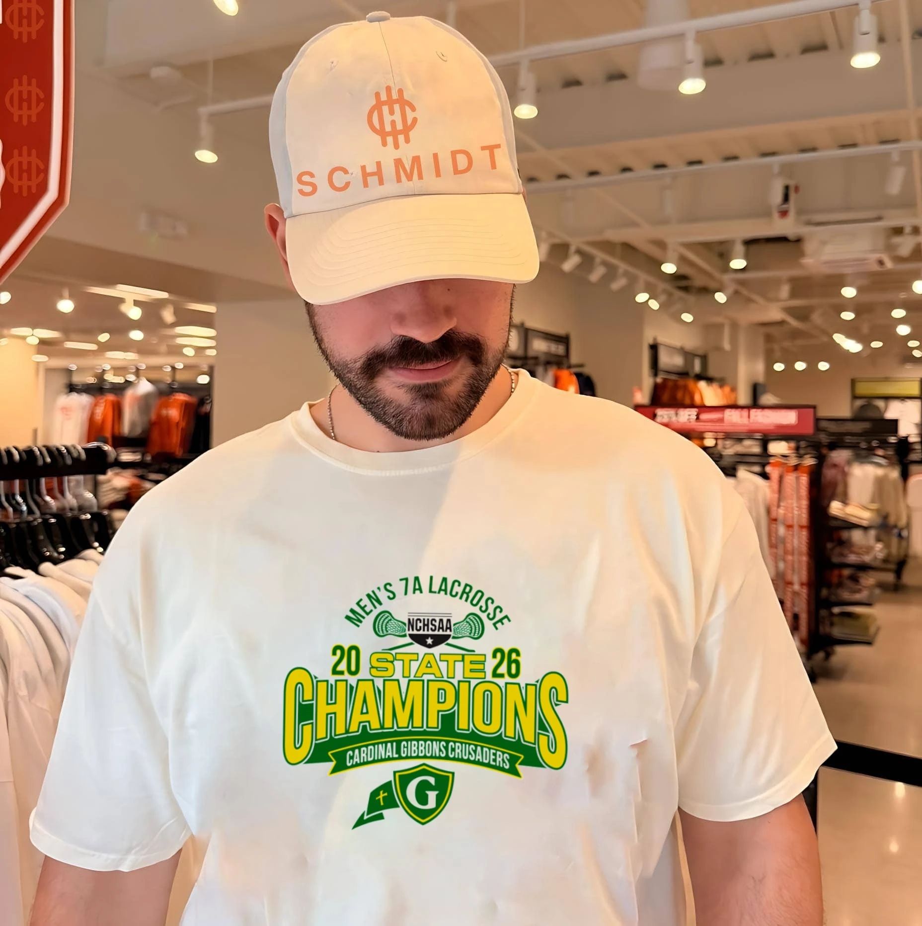 Cardinal Gibbons Crusaders 2026 NCHSAA Men’s 7A Lacrosse Champions shirt