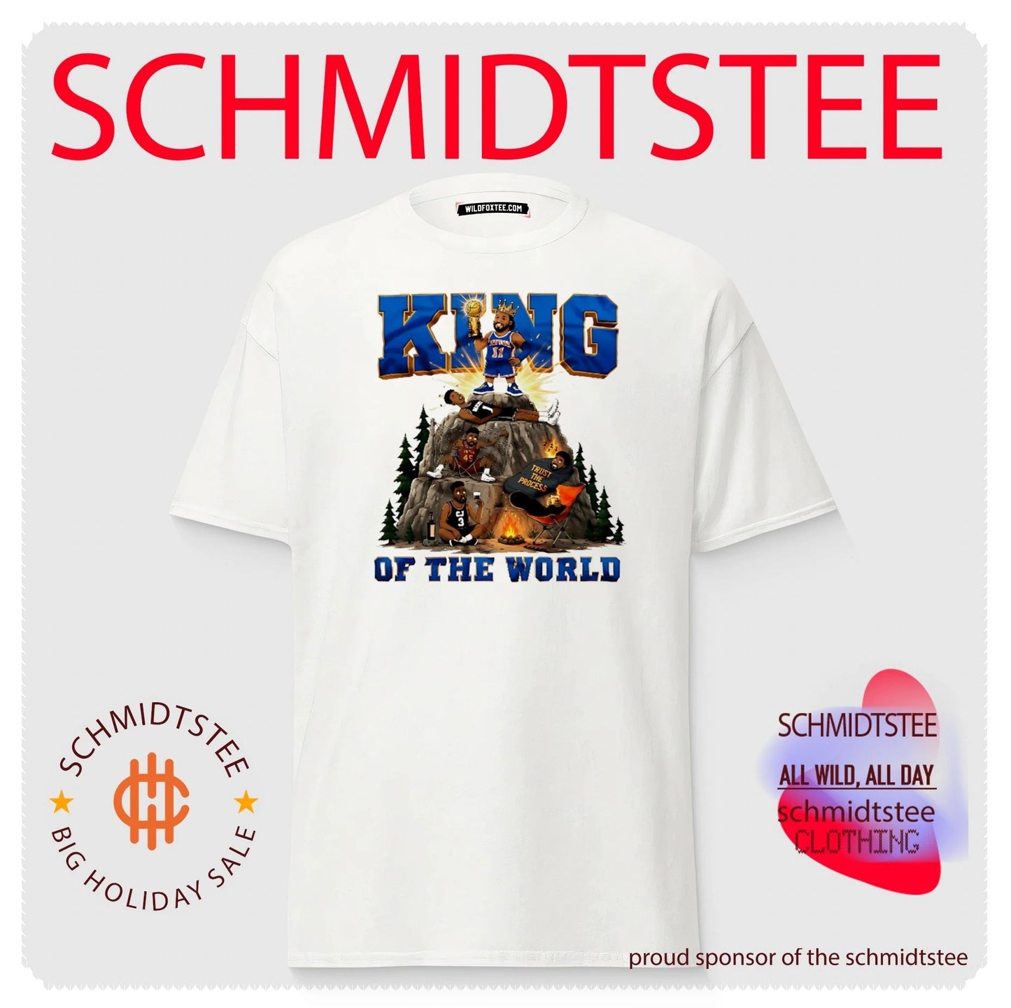 King Of The World Brunson New York Knicks 2026 NBA Champions Vintage Shirt