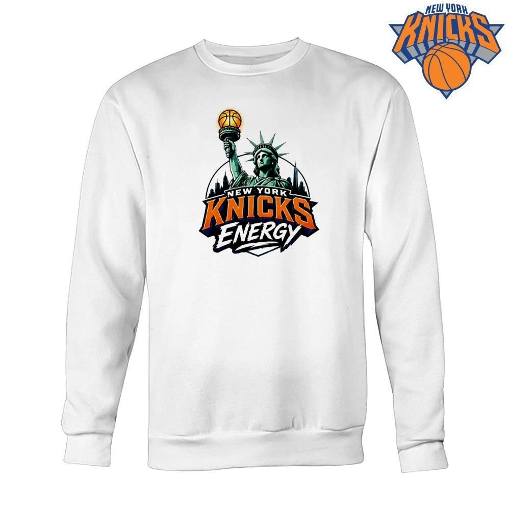 New York Knicks Energy Statue of Liberty Basketball Skyline NBA Finals 2026 Shirt