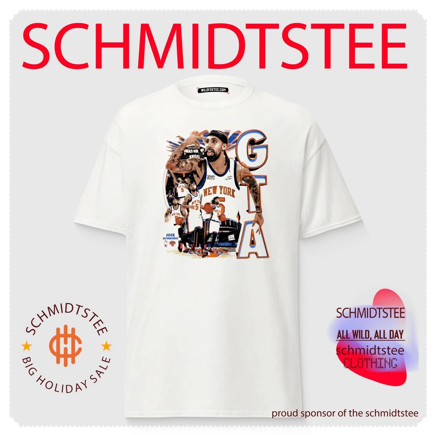 Jose alvarado New York Knicks gta style shirt
