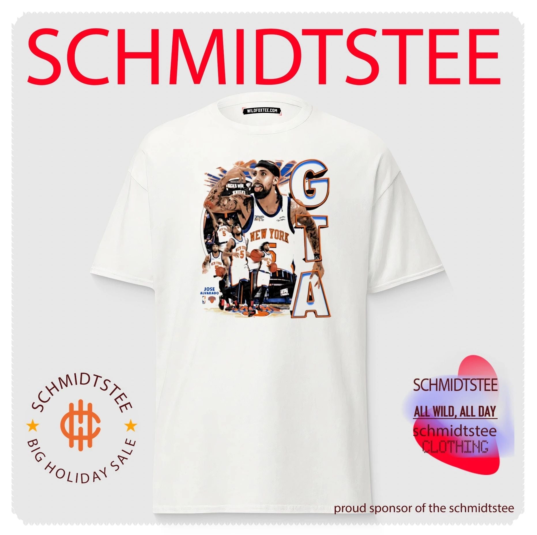 Jose alvarado New York Knicks gta style shirt