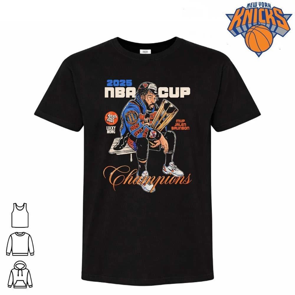 Jalen Brunson MVP 2025 NBA Cup Champions New York Knicks NBA Finals 2026 Game 1 T Shirt