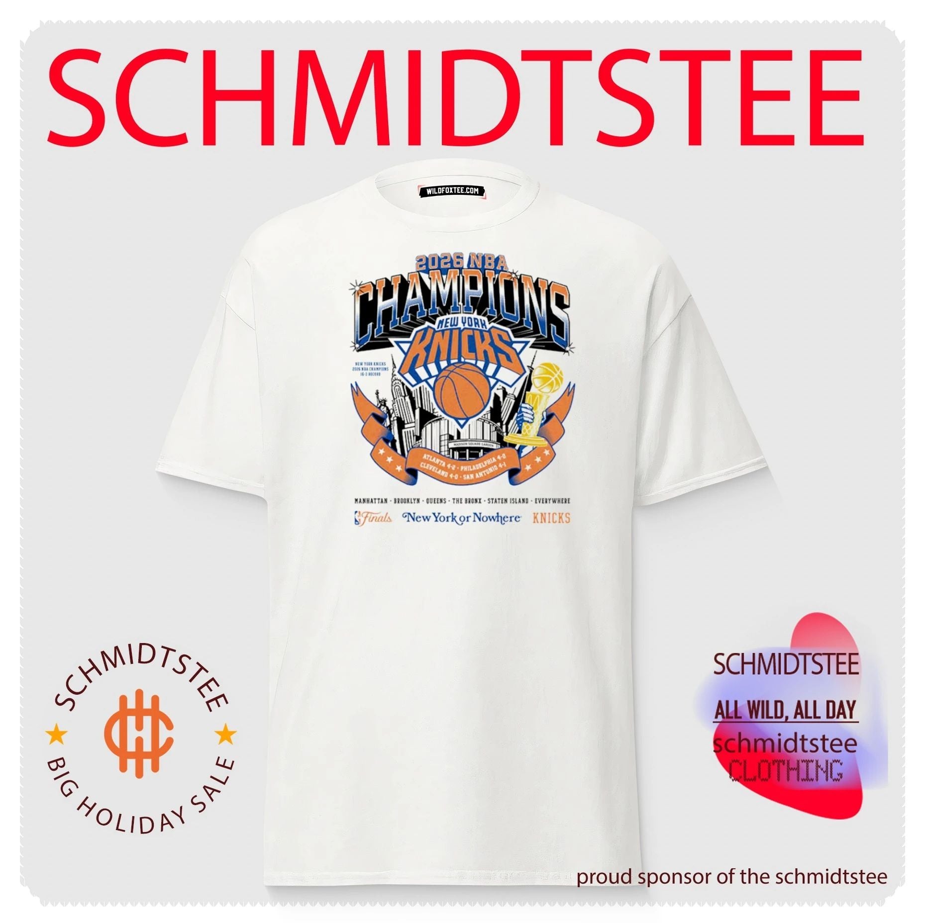 New York Knicks 2026 NBA Champions New York Or Nowhere shirt