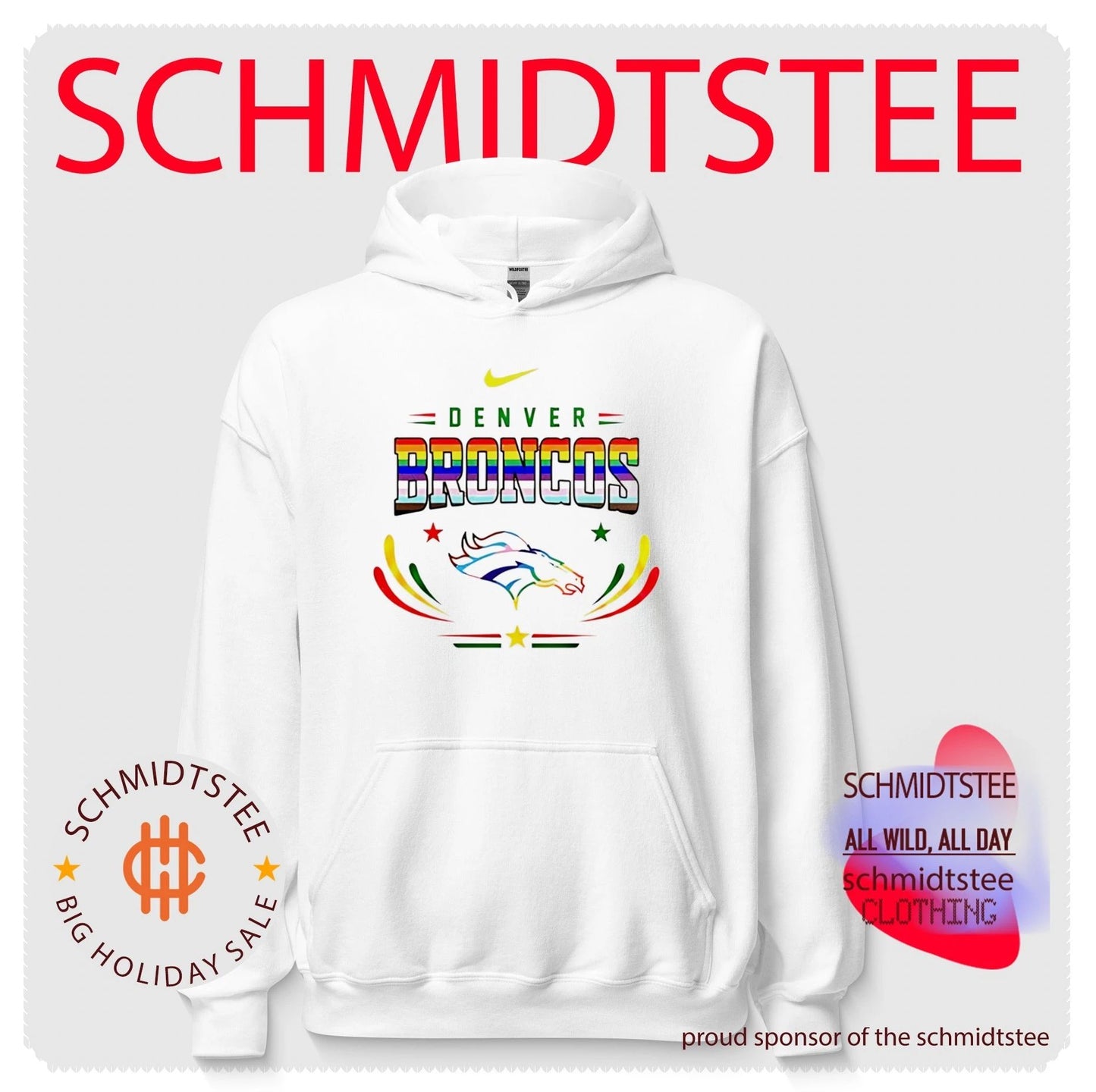 Denver Broncos Pride Month 2026 LGBT Love x NFL Game shirt