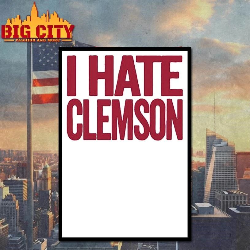 Premium Greg clark i hate clemson shirt