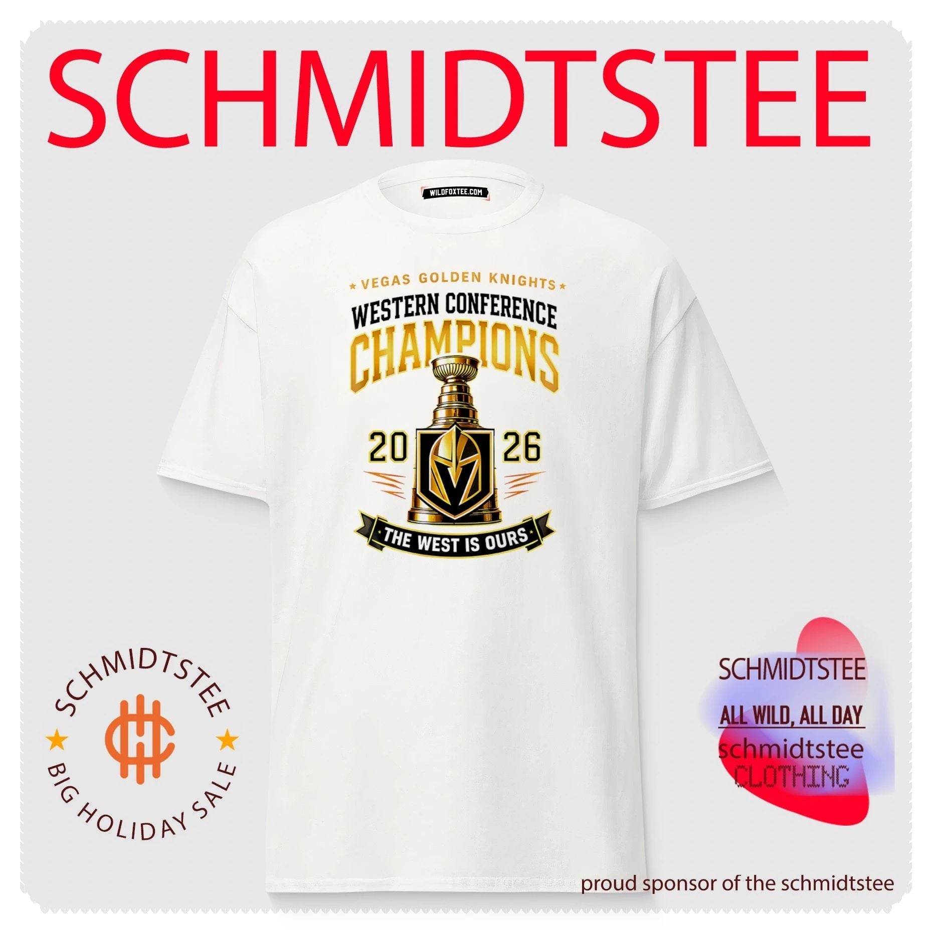 Western Conference Champions 2026 Vegas Golden Knights The West is ours trophy shirt