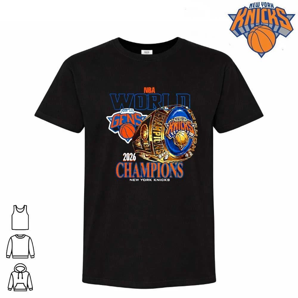 New York Knicks NBA 2026 Champions Vintage Graphic Shirt