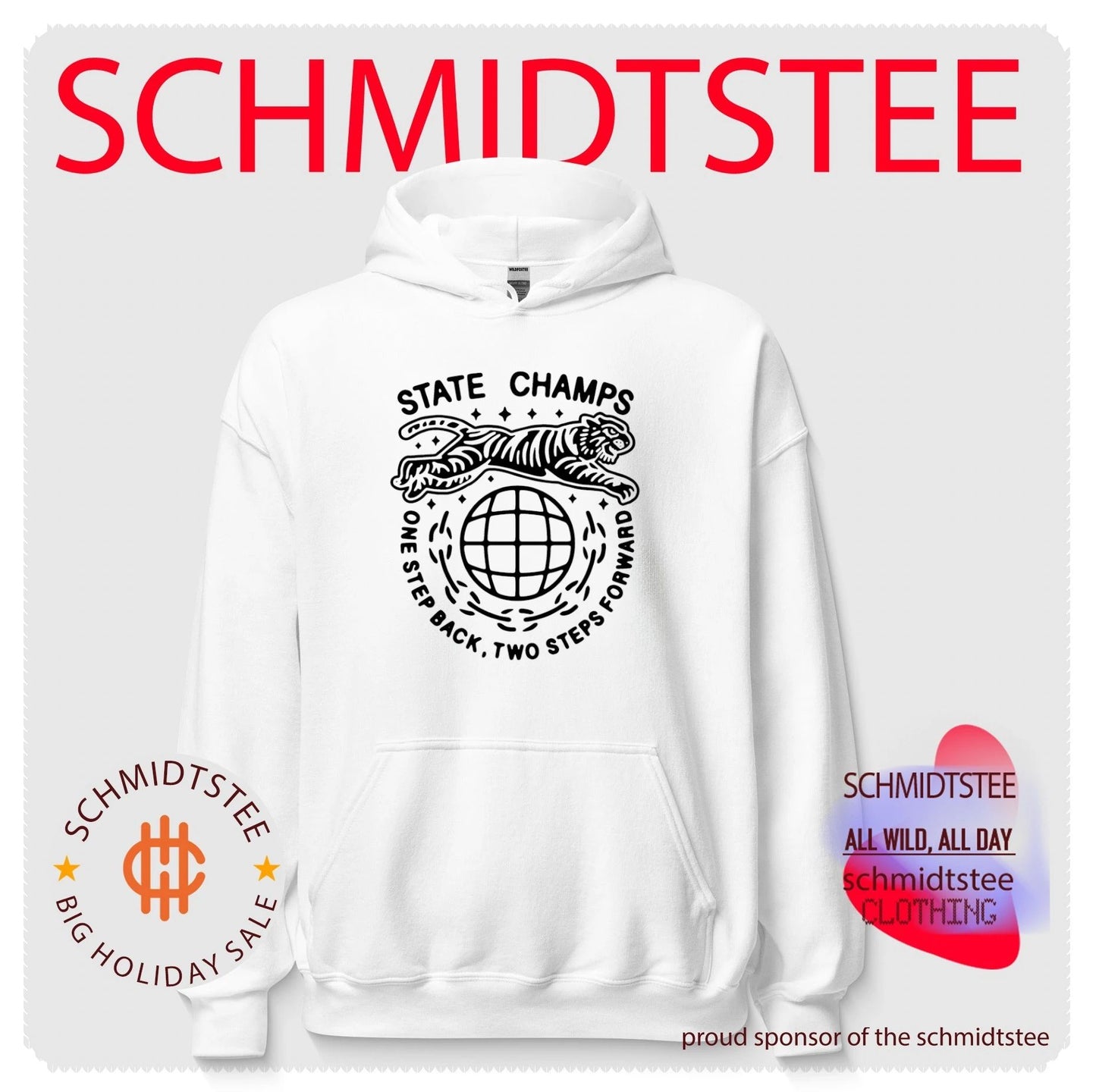 State Champs one step back two steps forward tiger graphic shirt