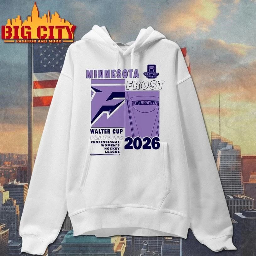 Minnesota Frost 2026 PWHL Walter Cup Playoffs Fragments Shirt