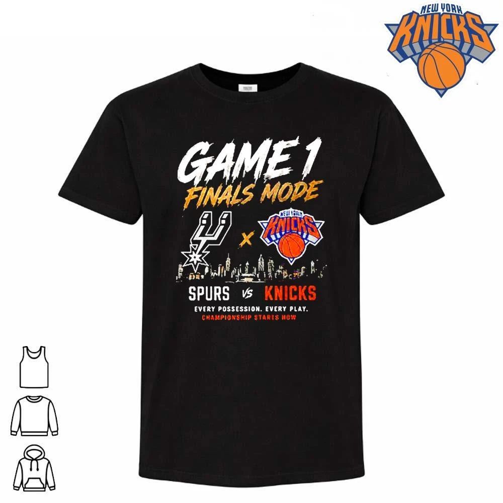 San Antonio Spurs vs New York Knicks Game 1 Finals Mode T Shirt