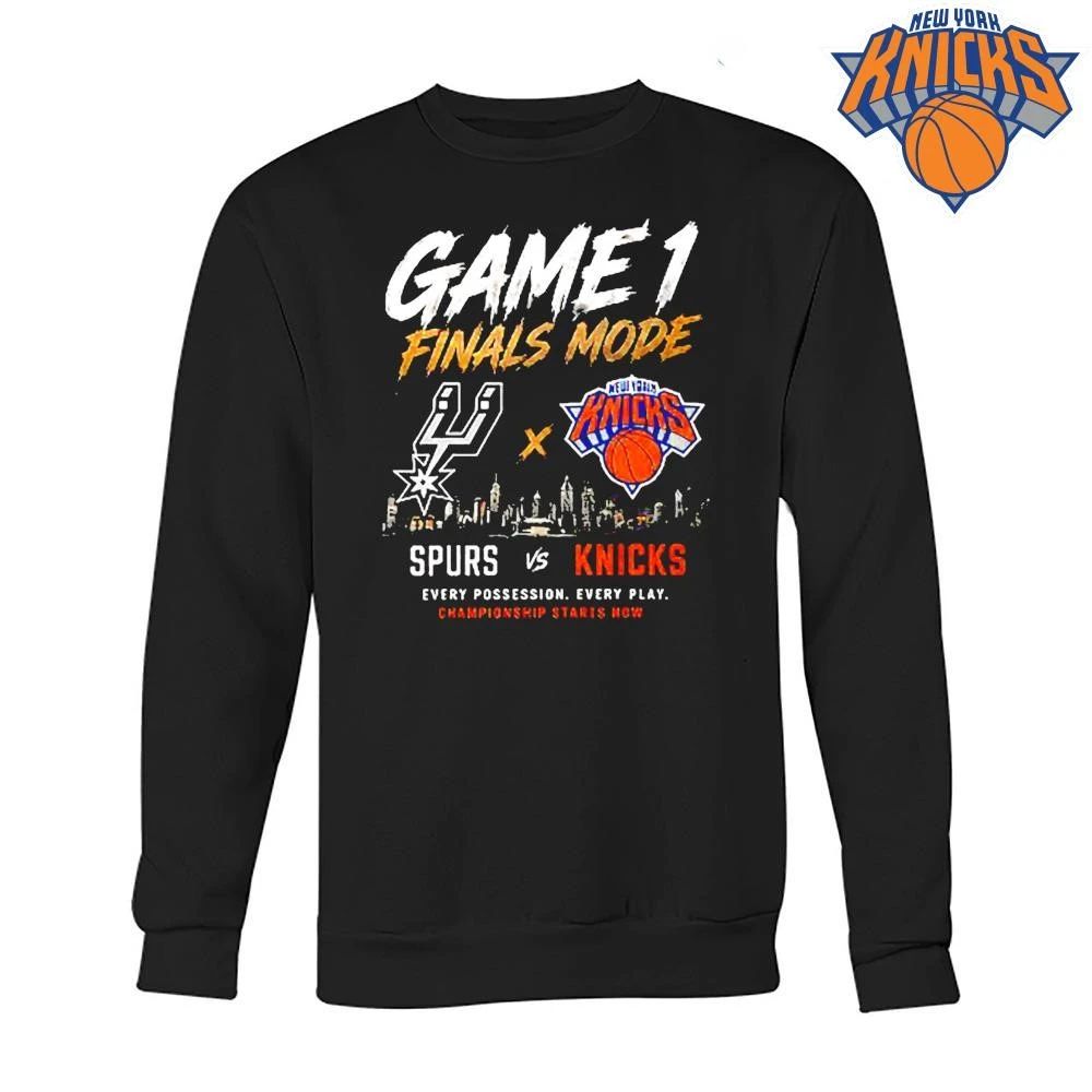 San Antonio Spurs vs New York Knicks Game 1 Finals Mode T Shirt