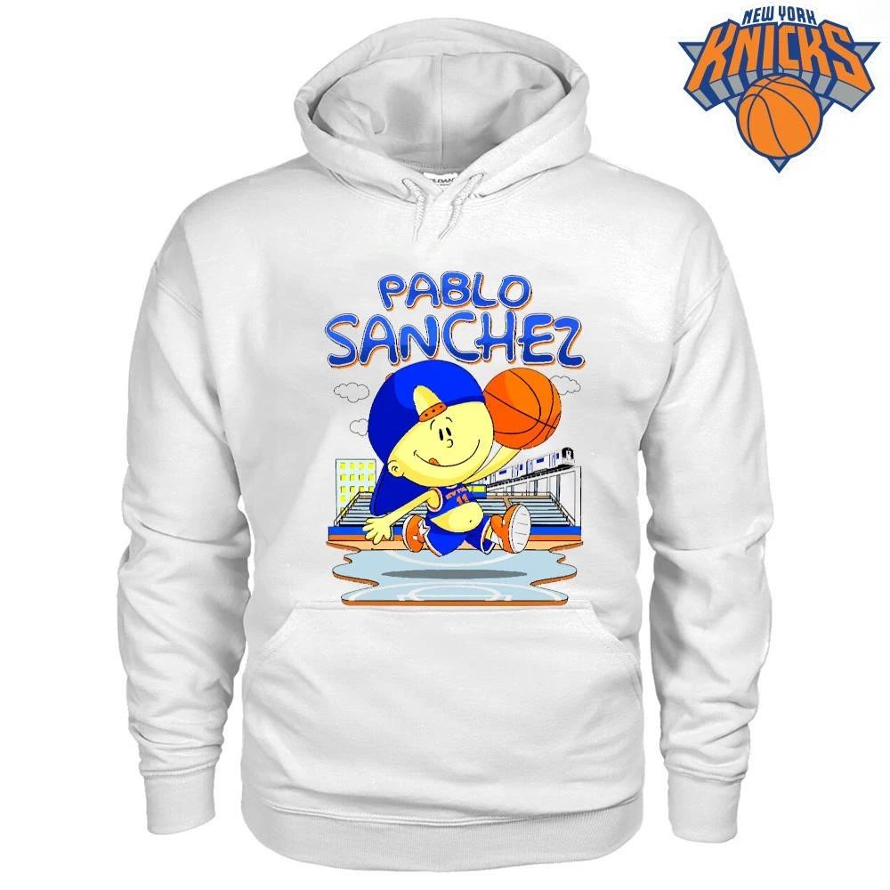 Pablo Sanchez Secret Weapon New York Basketball Vintage Cartoon Style Shirt