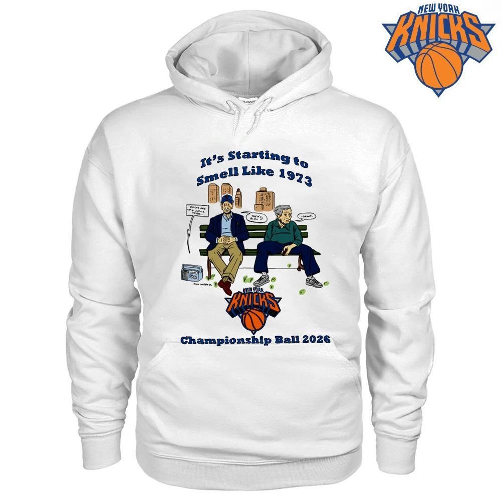 New York Knicks It’s Starting To Smell Like 1973 Championship Ball NBA Finals 2026 Shirt