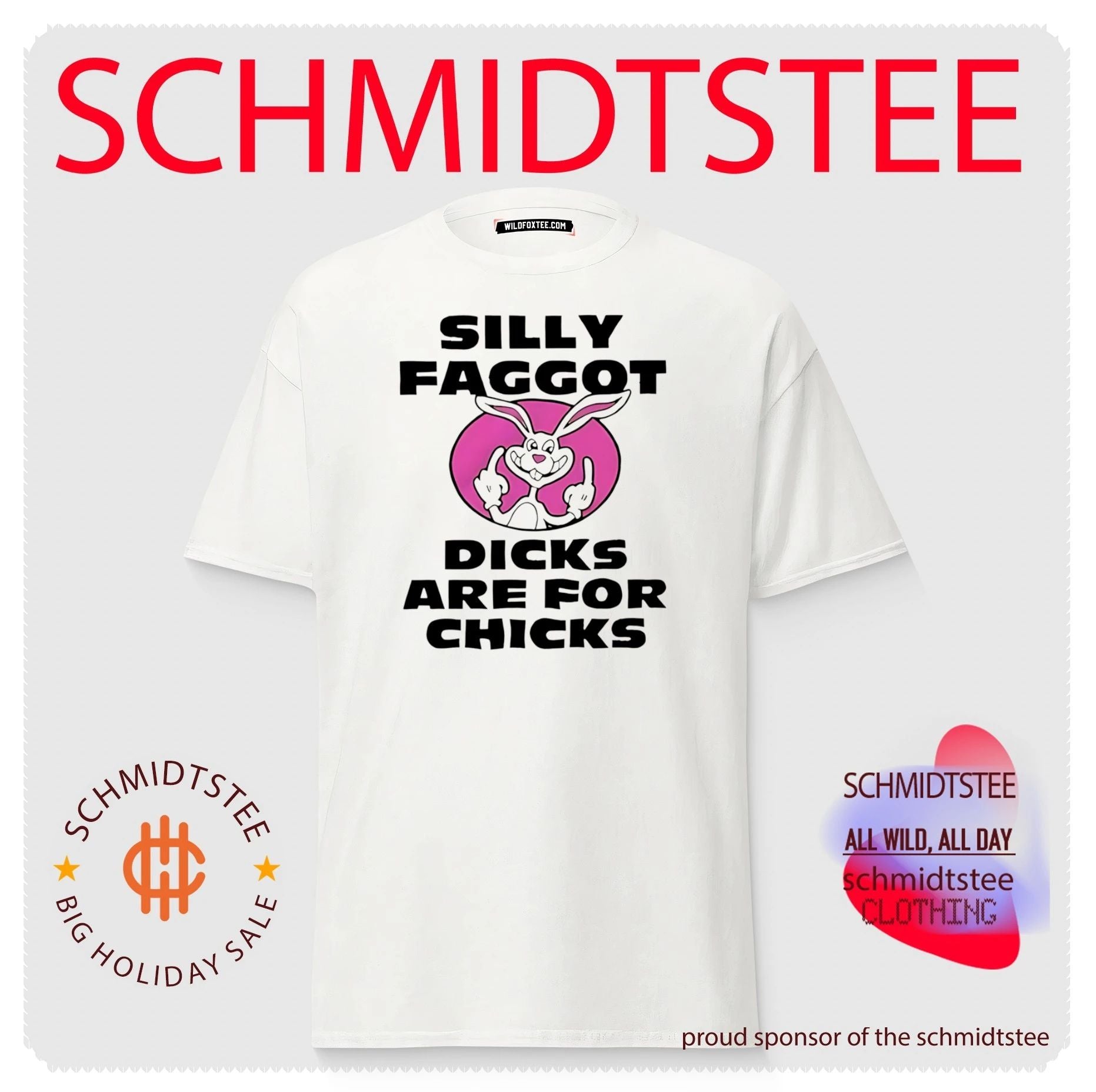 Silly Faggot Dicks Are For Chicks 2026 shirt
