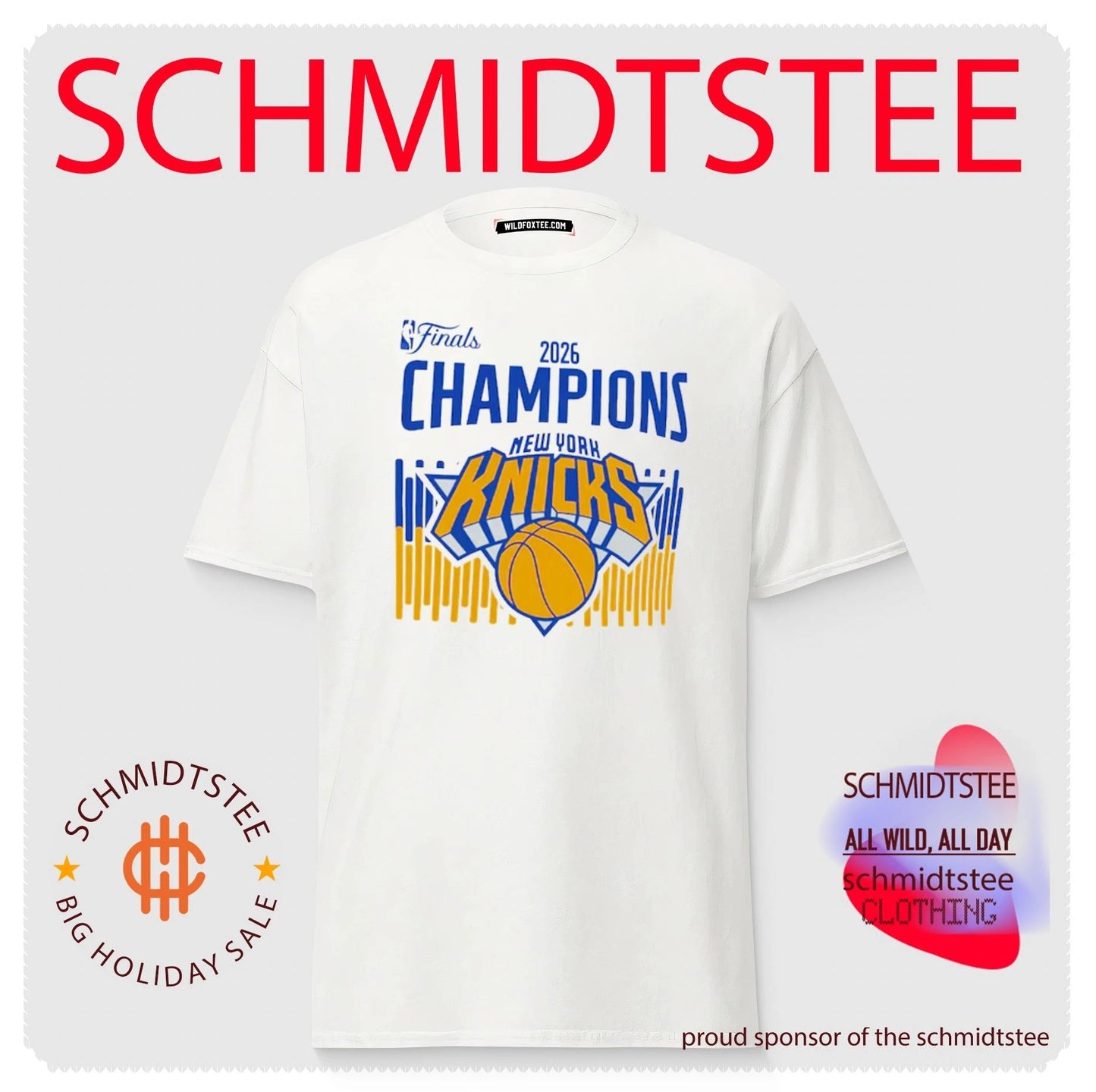 New York Knicks 2026 NBA Finals Champions Mainstream Terry shirt