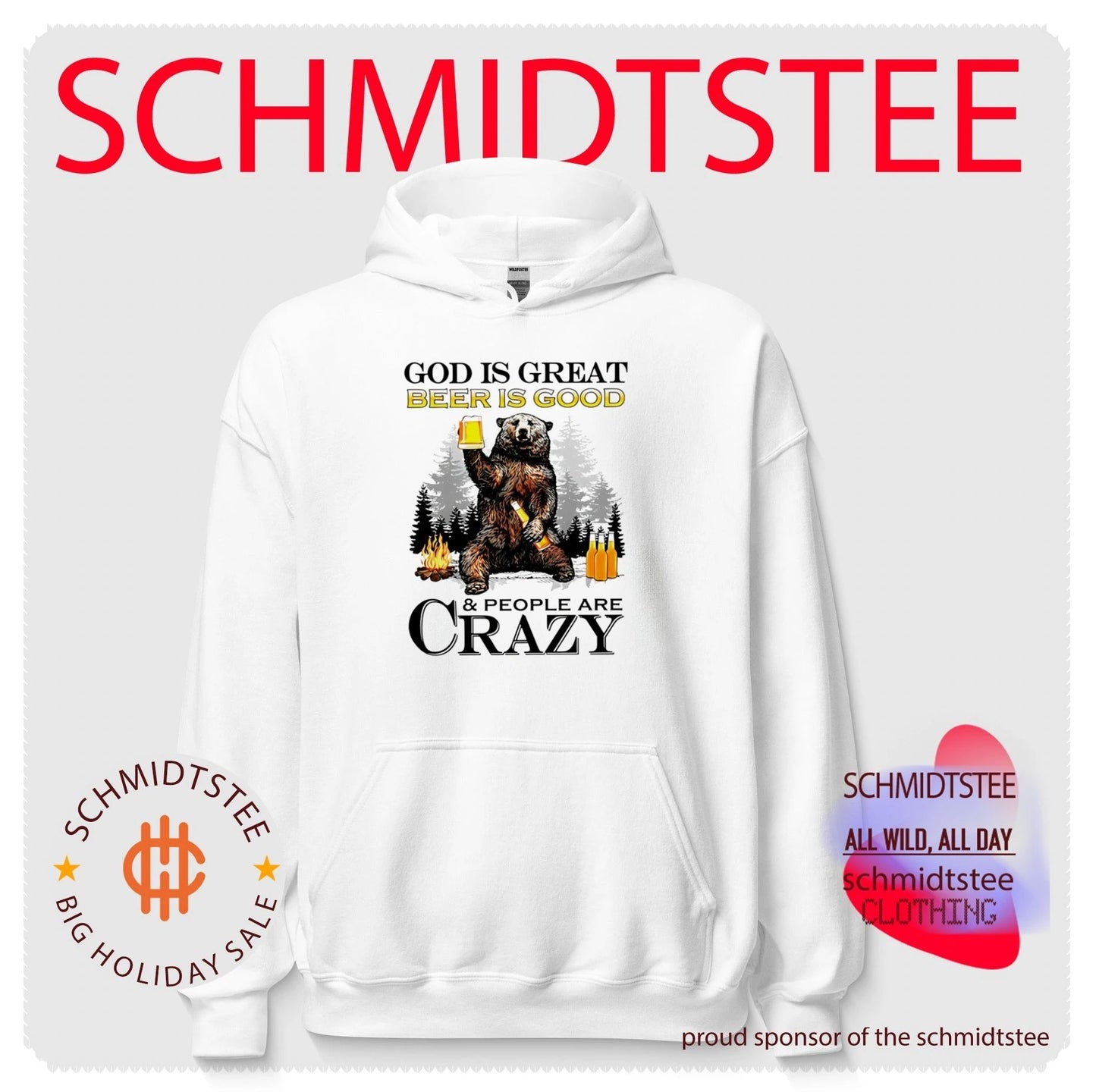 God is great Michelob Ultra is good and people are crazy shirt