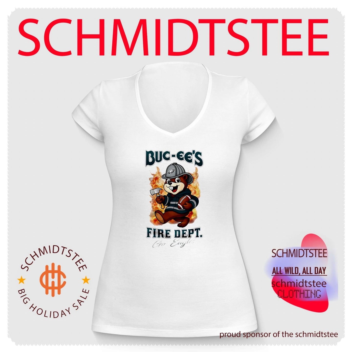 Philadelphia Eagles Buc-Ee’s Fire Dept go Bears Firefighter Strong shirt