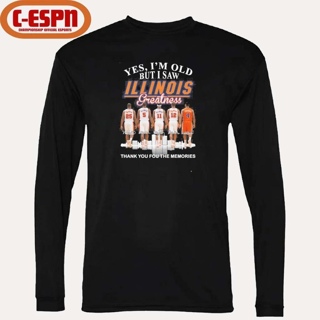 Yes, I’m Old But I Saw Illinois Men’s Basketball Greatness Shirt