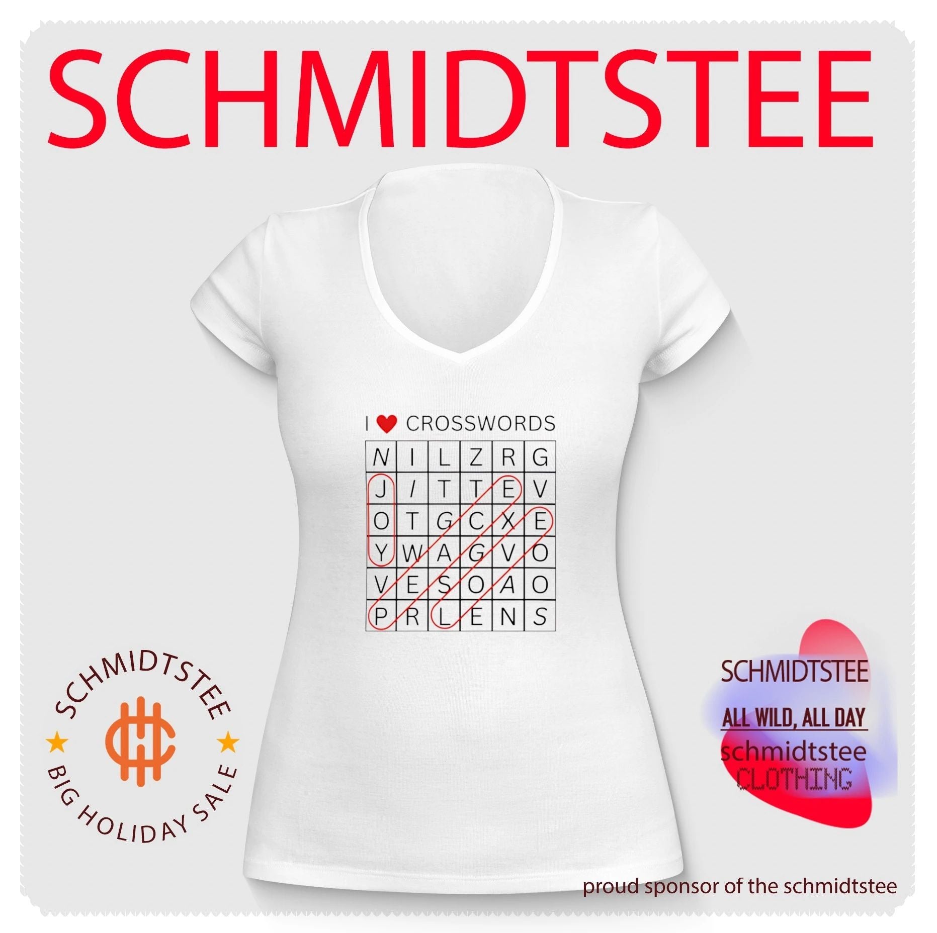 I love crosswords Joy Peace Love shirt
