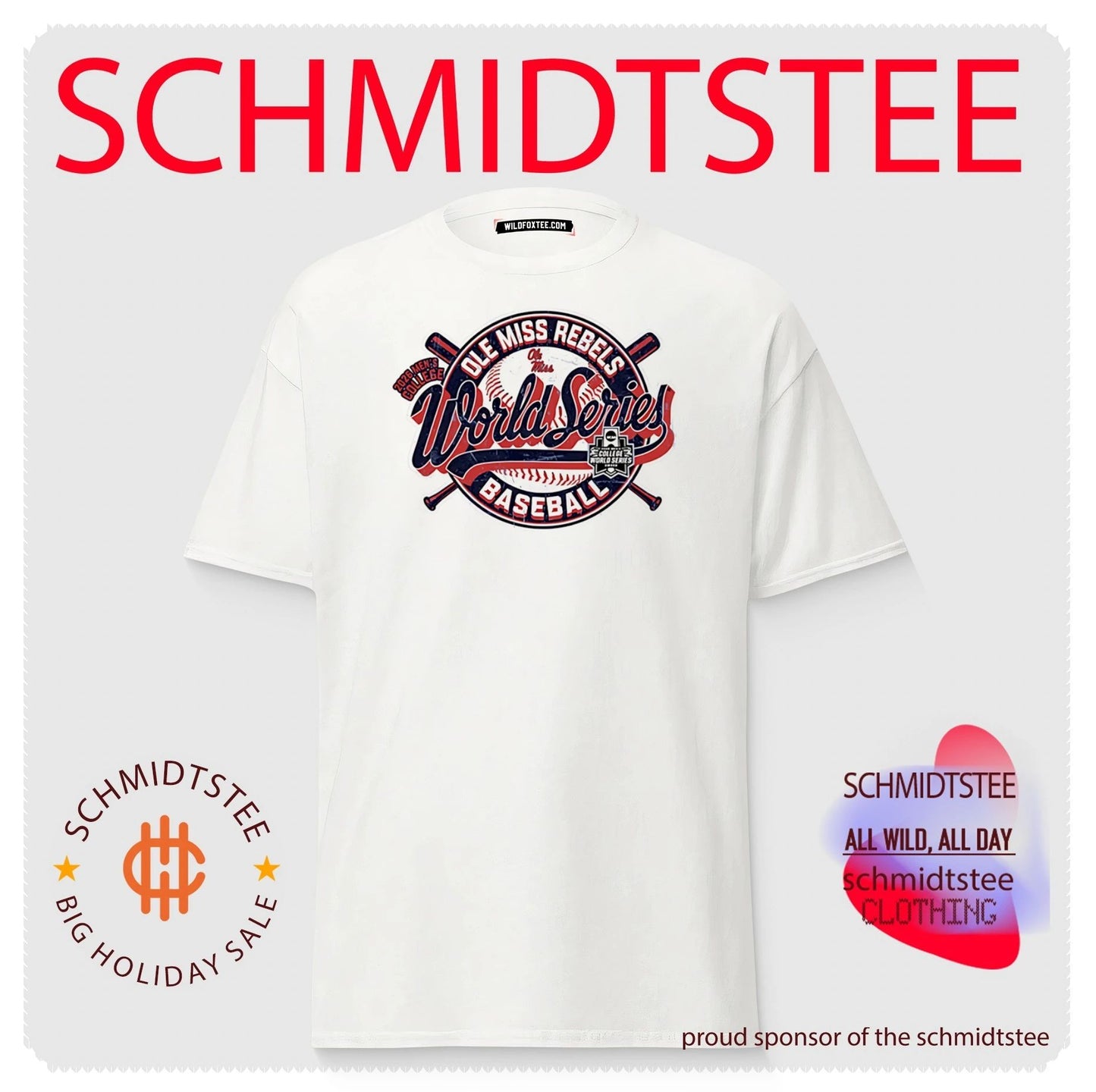 Ole Miss Rebels 2026 College World Series Bound logo shirt