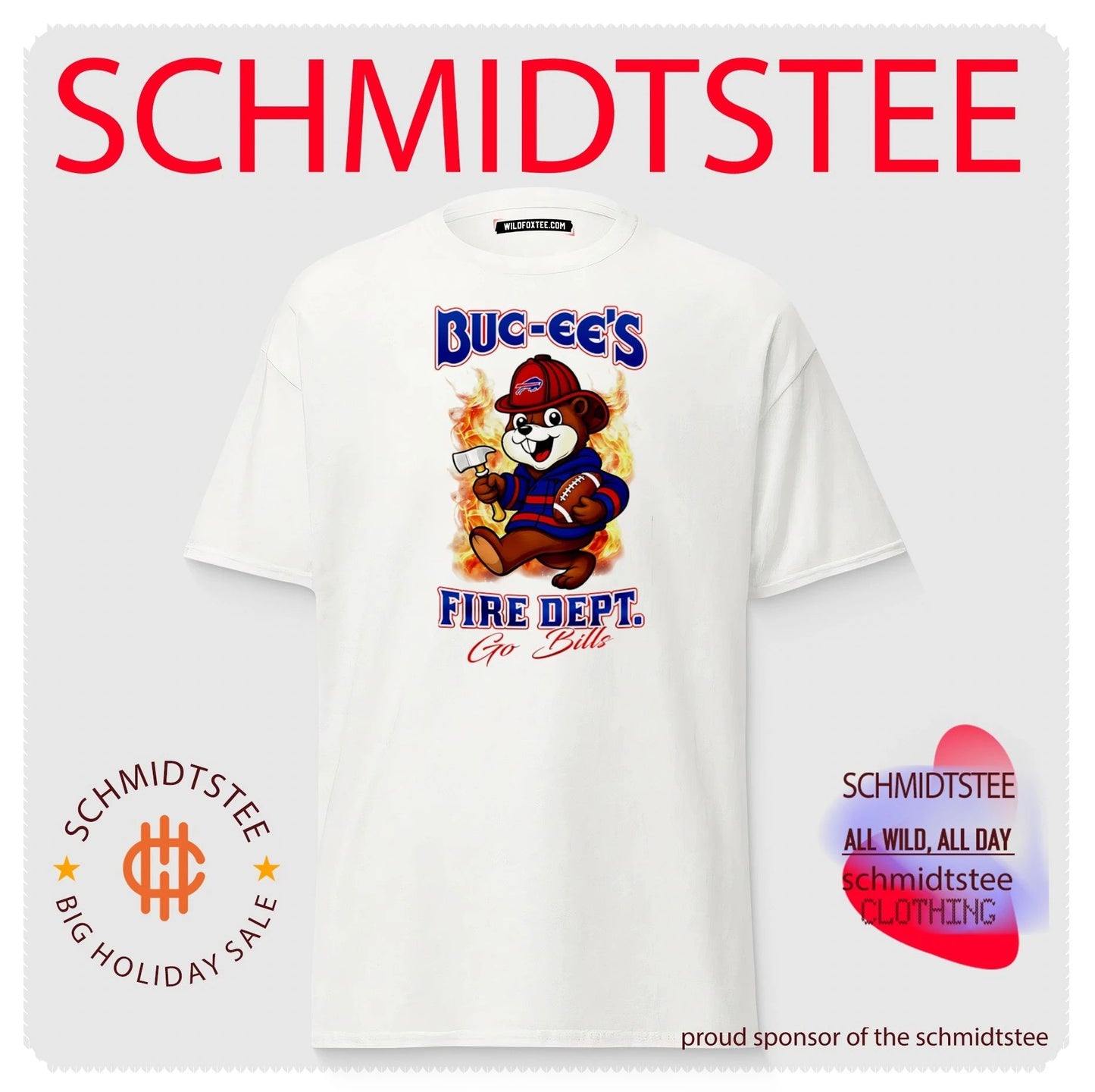 Buffalo Bills Buc-Ee’s Fire Dept go Bears Firefighter Strong shirt