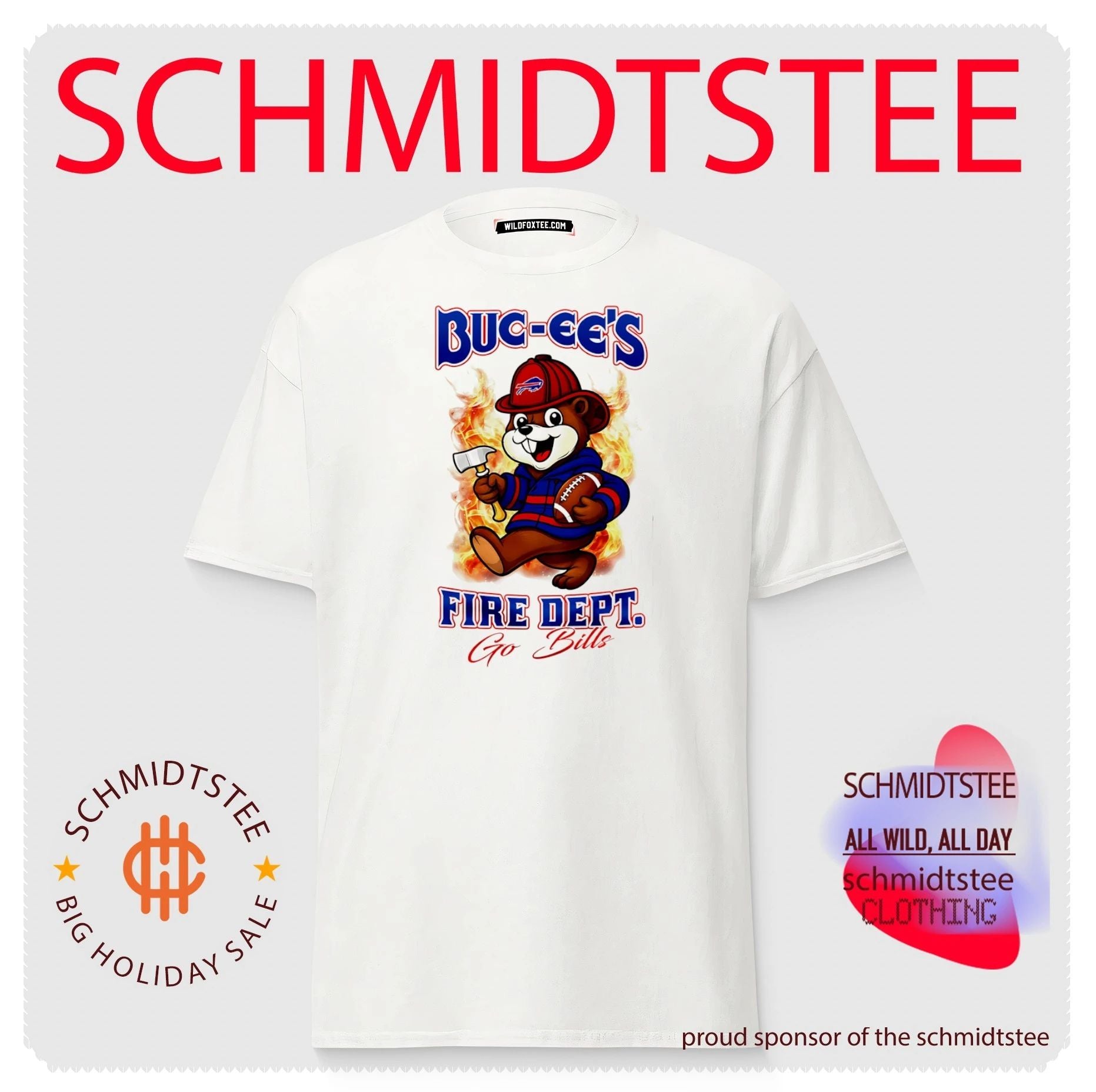 Buffalo Bills Buc-Ee’s Fire Dept go Bears Firefighter Strong shirt