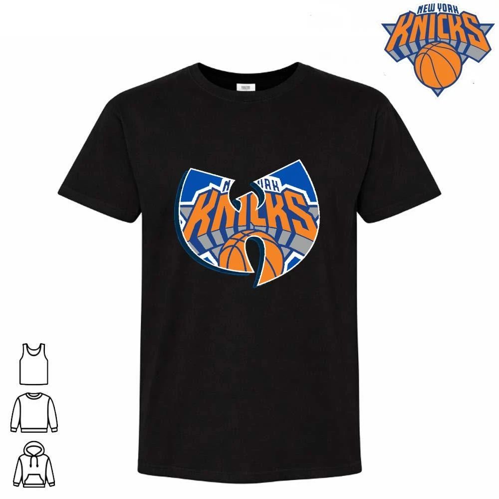 Wu Tang Clan Hip Hop Music Style Orange Blue Logo New York Knicks Champions NBA 2026 shirt