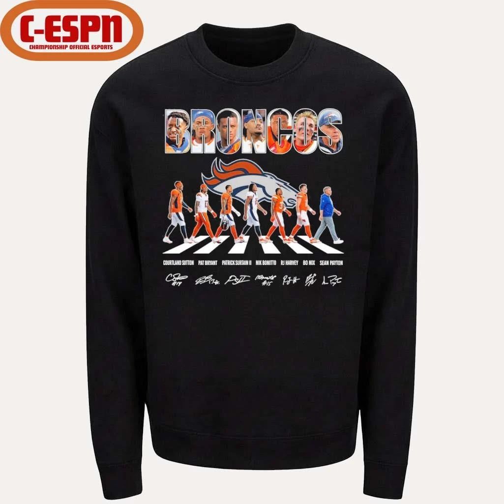 Denver Broncos Players Abbey Road Playoffs Shirt