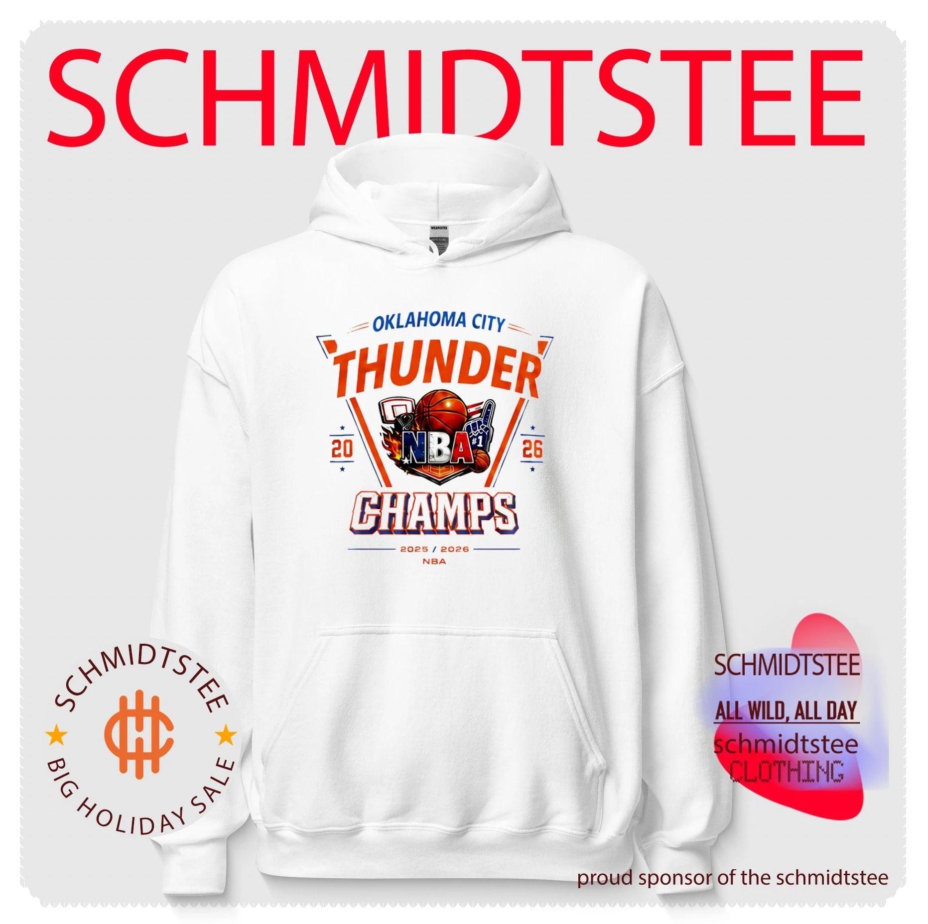OKC Thunder 2026 Western Champions White shirt
