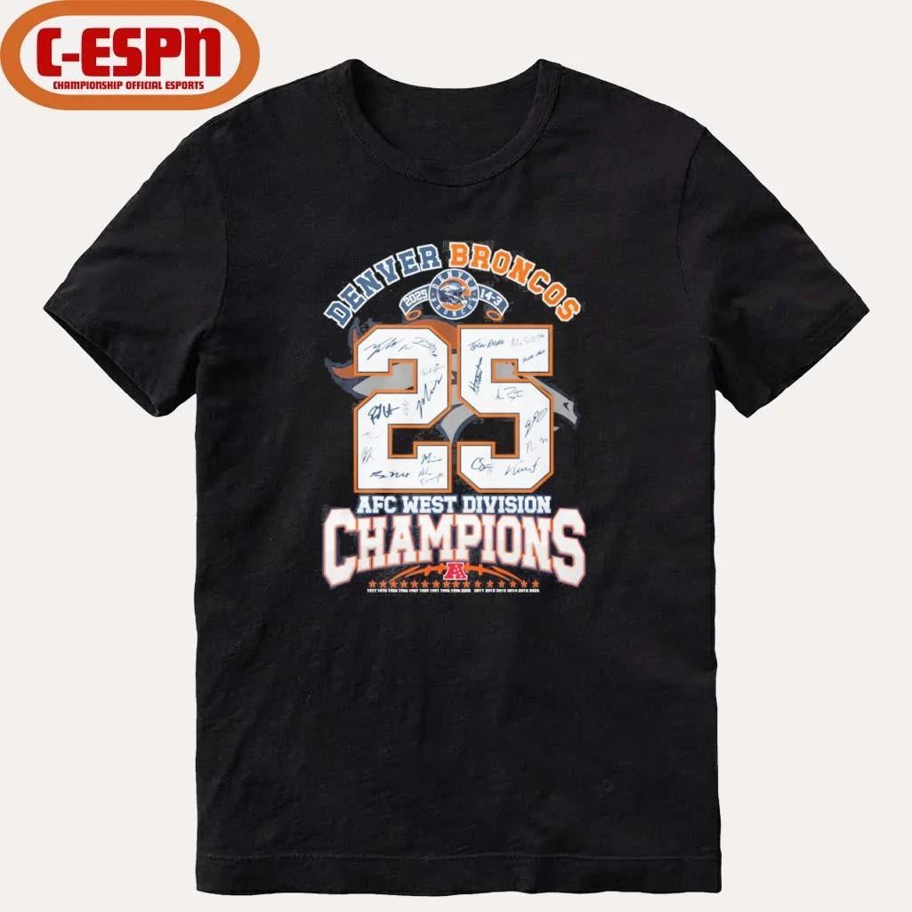 Denver Broncos 14-3 AFC West Division Champions Shirt