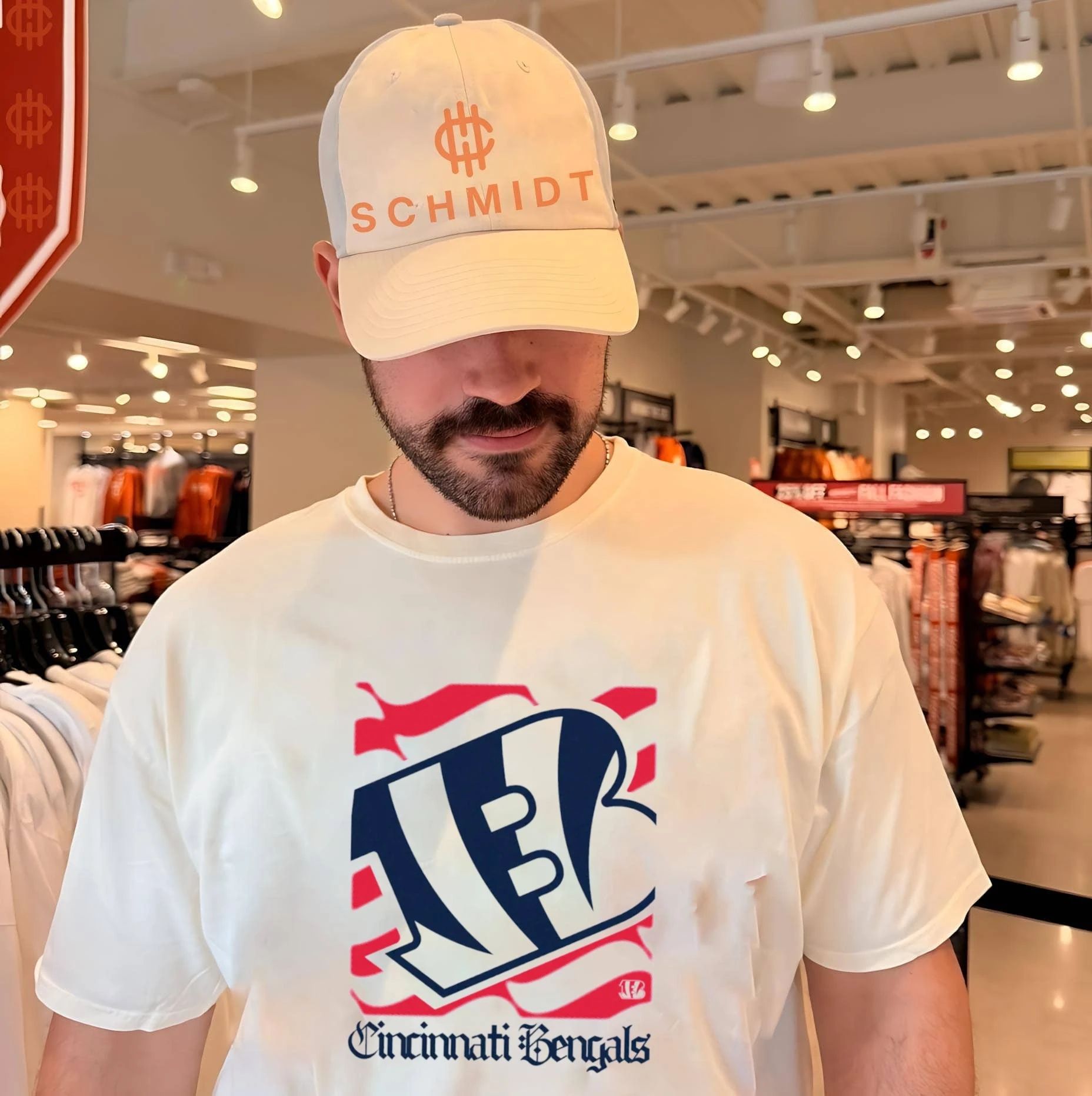 Cincinnati Bengals American 250th Flag Heritage Wordmark shirt