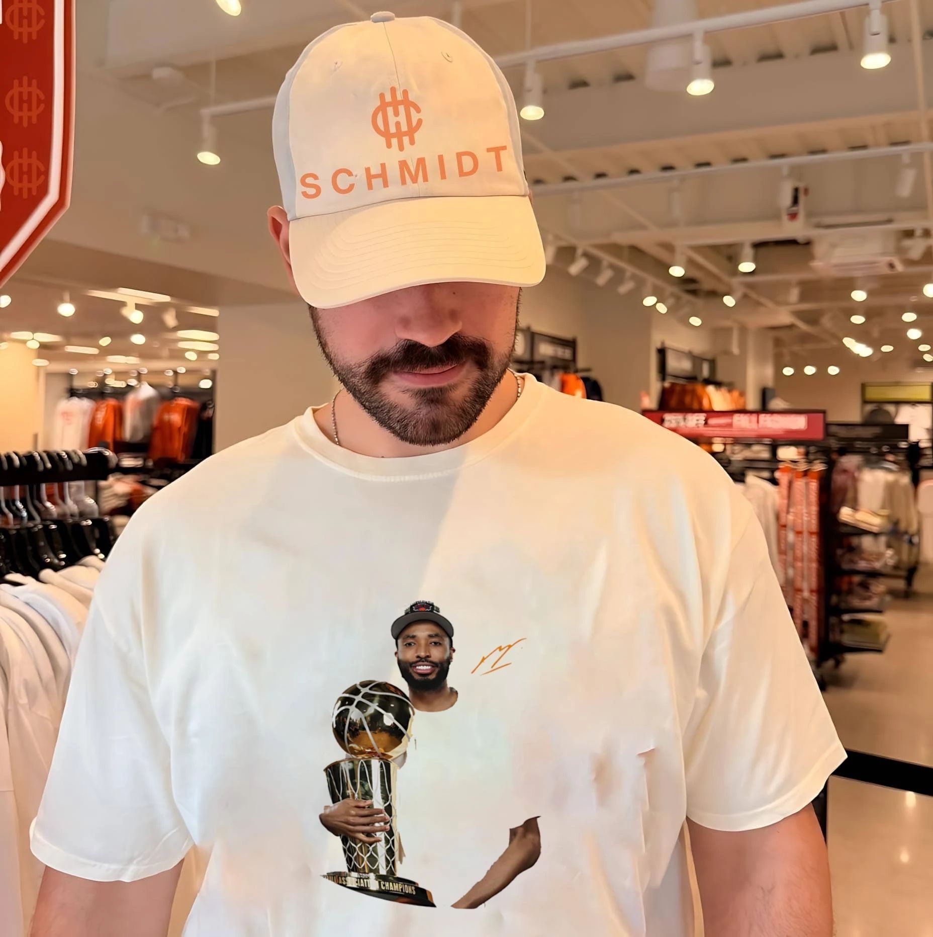 Mikal Bridges New York Knicks 2026 Nba Champions trophy signature shirt