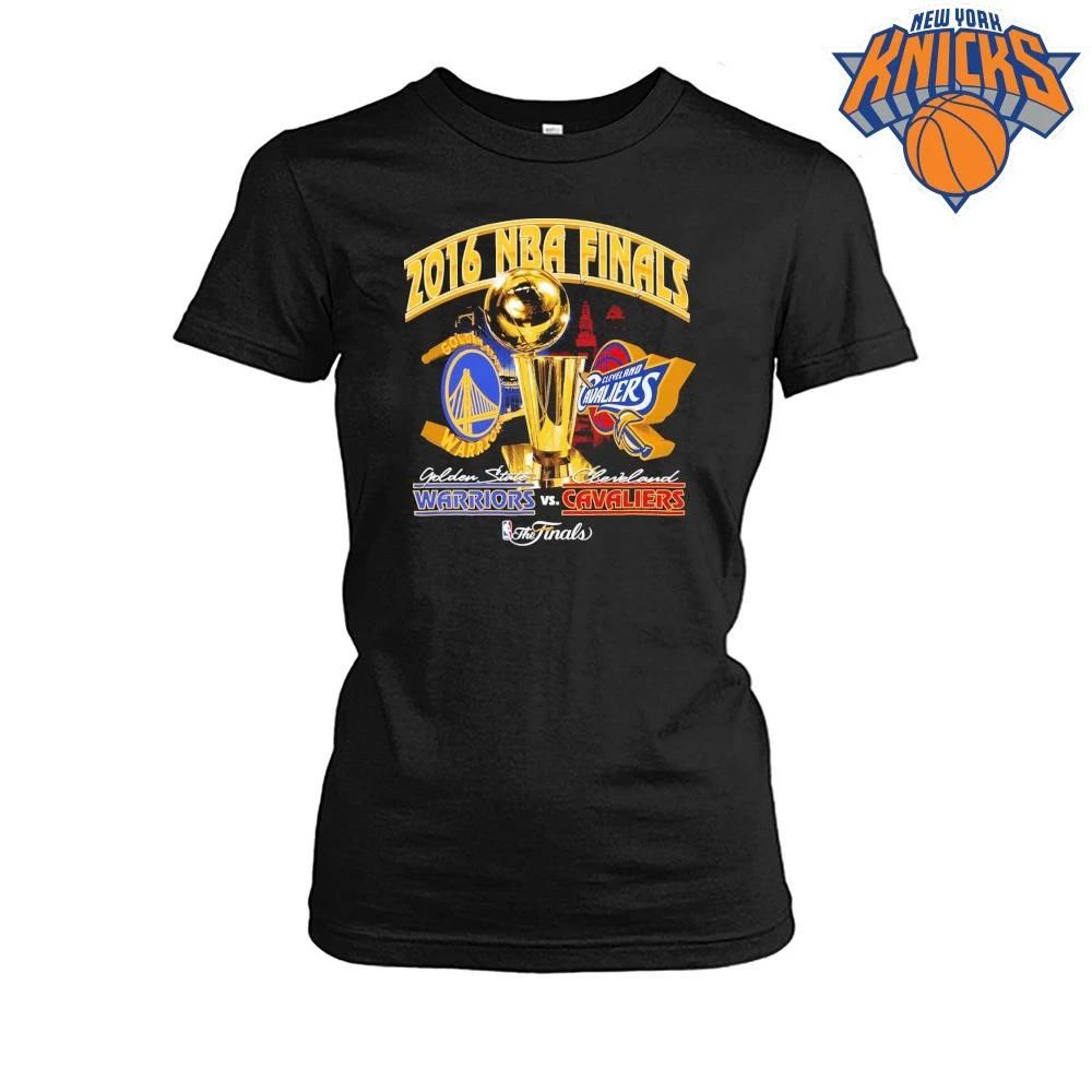 Golden State Warriors vs Cleveland Cavaliers 2016 NBA Historic Finals Mitchell & Ness Vintage Shirt