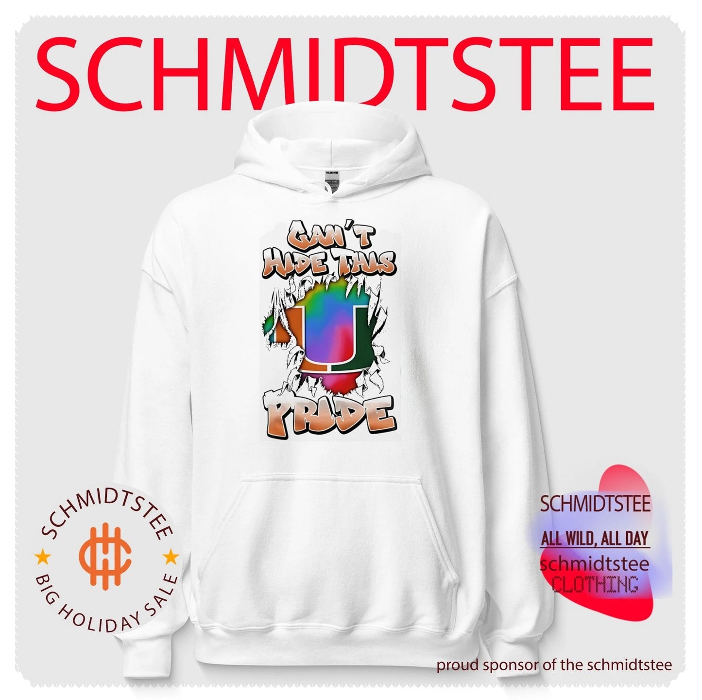 Miami Hurricanes can’t hide this pride logo shirt