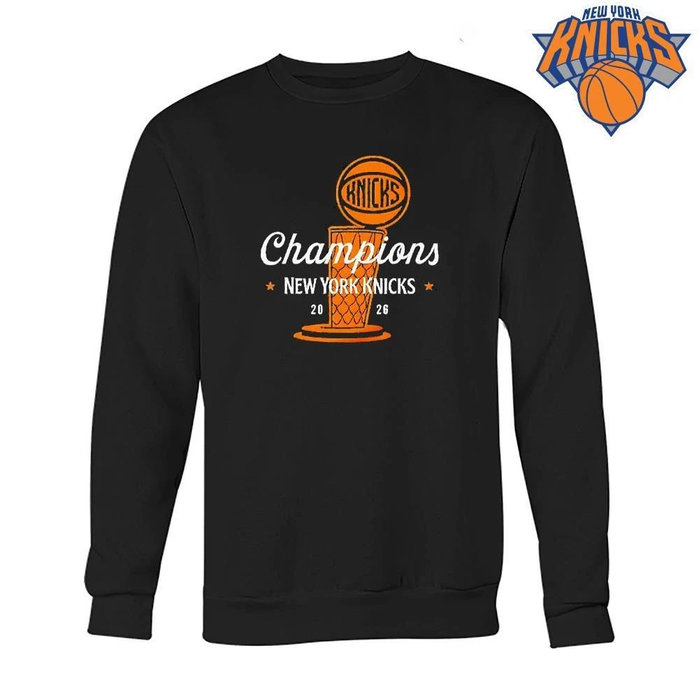 New York Knicks Champions 2026 trophy basketball Shirt