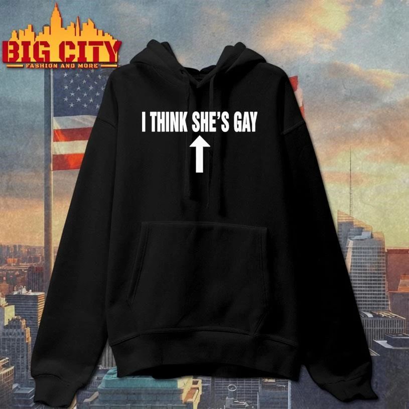 Awesome I Think Shes Gay Arrow Top Shirt