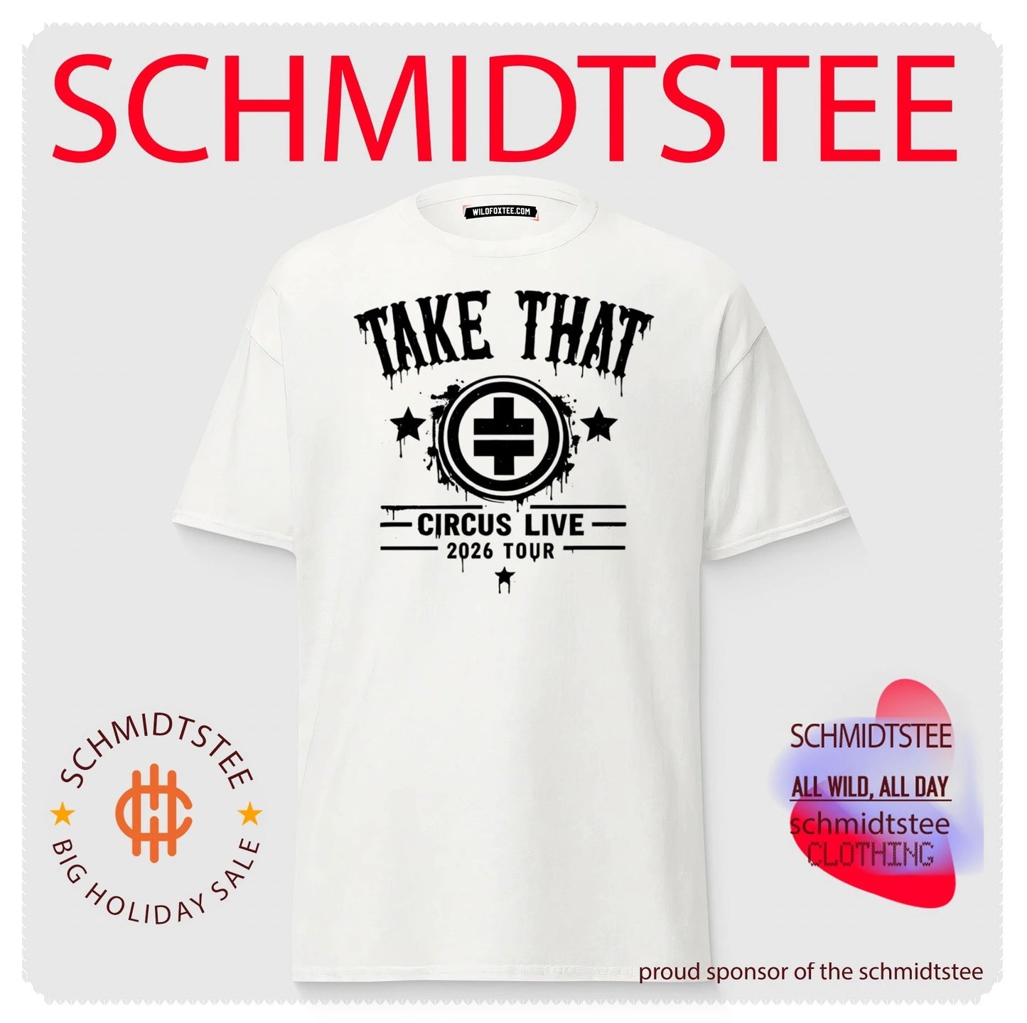 Take That Circus Tour 2026 shirt
