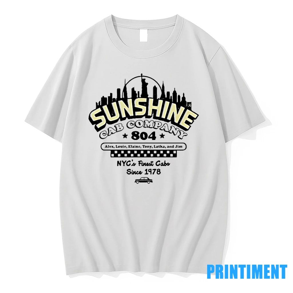Sunshine Cab Company 804 New York City Skyline Vintage Tshirts Sweater