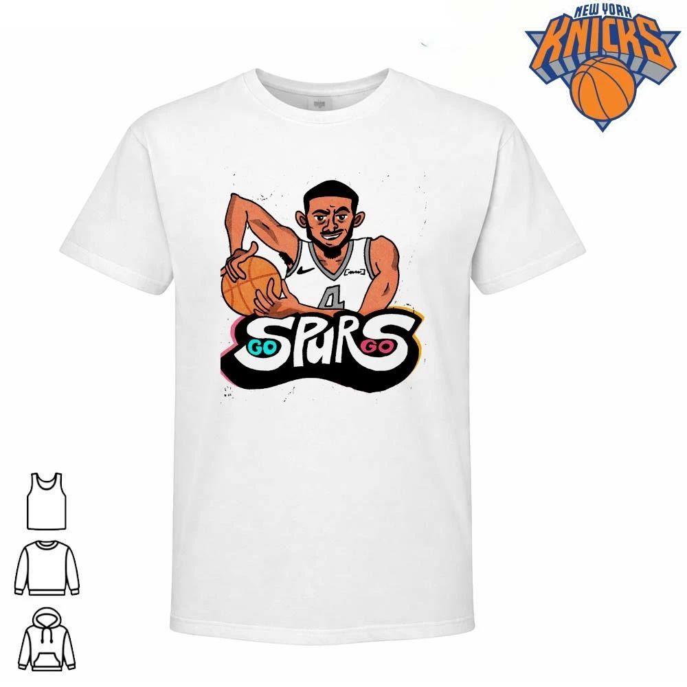 San Antonio Spurs Go Spurs Go Cartoon Western Conference Champions Shirt